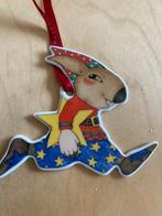 Arzberg Kerst ornament konijn met ster porselein zgan!, Diversen, Kerst, Ophalen of Verzenden, Zo goed als nieuw