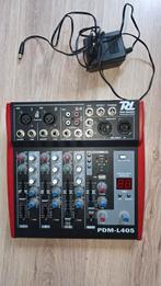 Power Dynamics PDM-L405 Mixer, Ophalen of Verzenden, Gebruikt, Minder dan 5 kanalen, Microfooningang