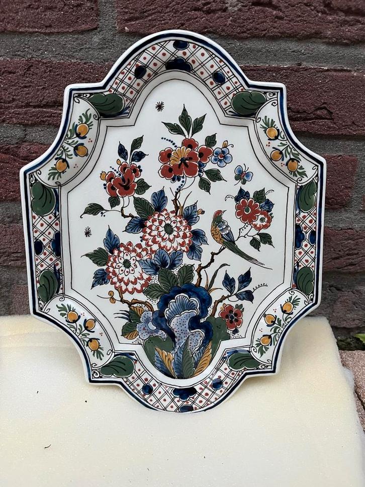 Delfts Blauw Wandbord Porceleyne Fles, Antiek en Kunst, Antiek | Wandborden en Tegels, Ophalen of Verzenden