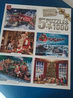 5 kerst puzzels van King, Ophalen of Verzenden, 500 t/m 1500 stukjes, Zo goed als nieuw