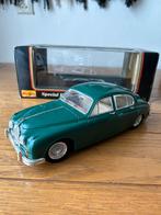 1:18 Jaguar Mark II uit 1959 British Green incl. OVP, Ophalen of Verzenden, Zo goed als nieuw, Auto, Maisto