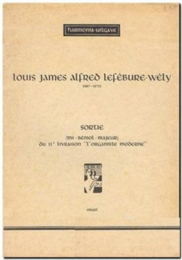 LOUIS JAMES ALFRED LEFEBURE-WELY -  Sortie beschikbaar voor biedingen