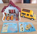 Playmobil school 6865 en schoolbus 6866, Ophalen, Gebruikt, Complete set