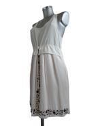 Miss Sixty jurk wit met stenen, maat small, NIEUW, kaartjes, Verzenden, Wit, Nieuw, Knielengte