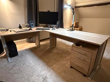 Bureau kast combinatie - prima staat! beschikbaar voor biedingen