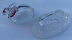Haas / Hazen 1 x Puddingvorm en 2 x Sieraden met Deksel, Huis en Inrichting, Overige typen, Nieuw, Ophalen of Verzenden, Glas