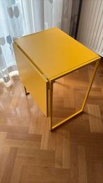 Tafel metaal hout, Ophalen, 50 tot 100 cm, Zo goed als nieuw, Metaal