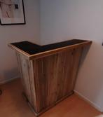 Bar balie mancave hoekbalie salon entree counter zwart hout, Ophalen, Nieuw
