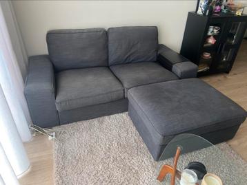 2x IKEA Kivik bank + hocker - afbeelding 2
