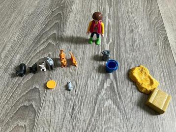 Playmobil set 6139 bonte kattenfamilie beschikbaar voor biedingen
