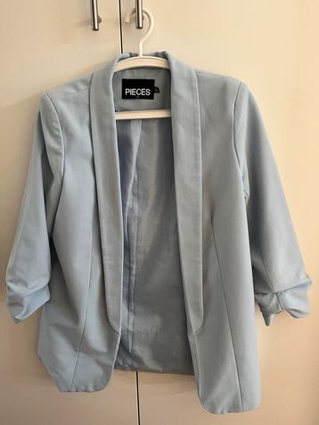 PIECES Lichtblauwe Blazer - Maat S beschikbaar voor biedingen