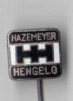 Hazemeyer Hengelo emaille speldje, Gebruikt, Niet vindbaar, Niet vindbaar, Speldje of Pin