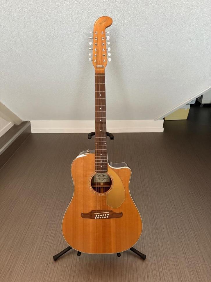 Fender Villager SCE - 12 string v2 Natural, Muziek en Instrumenten, Snaarinstrumenten | Gitaren | Akoestisch, Gebruikt, Western- of Steelstringgitaar