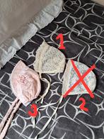 2 Vintage Mutsjes: Kant & Gevoerd,, Ophalen of Verzenden, Gebruikt, Pop