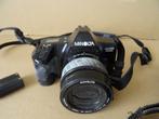 Vintage fotocamera camera Minolta Maxxum 3000i met tas 1988, Ophalen of Verzenden