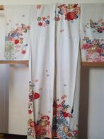 Traditionele Japanse Kimono creme,bloemen, Ophalen of Verzenden