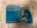 Honda VT 750c, Motoren, Handleidingen en Instructieboekjes