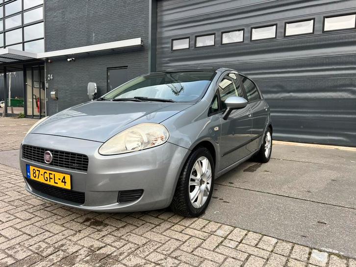 Fiat Punto 1.4 16V Turbo 5DR 2008 Grijs, Auto's, Fiat, Particulier, ABS, Airbags, Airconditioning, Alarm, Bluetooth, Boordcomputer