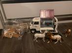 Schleich dierenarts set met paarden en hekwerk, Ophalen of Verzenden, Zo goed als nieuw