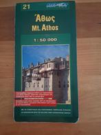kaart van Athos, 1: 50 000, Boeken, Atlassen en Landkaarten, Overige gebieden, Ophalen of Verzenden, 1800 tot 2000, Landkaart