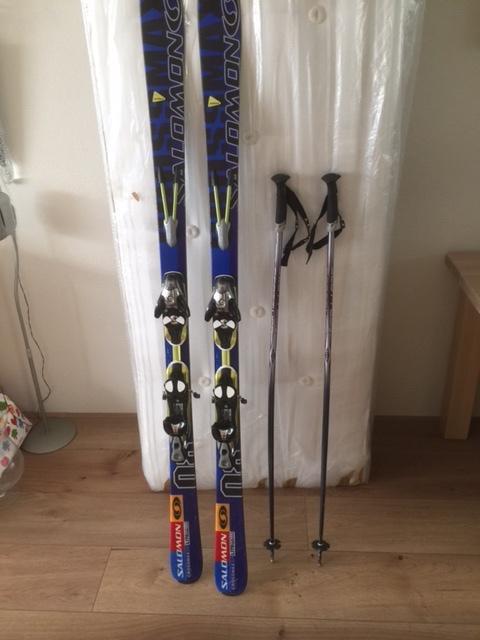 Ski, Sport en Fitness, Skiën en Langlaufen, Gebruikt, Ski's, Skiën, Salomon, Carve, 160 tot 180 cm, Ophalen
