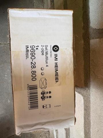 IMI Heimeier Multilux 4 2-pipe set - Nieuw beschikbaar voor biedingen
