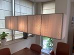 Mooie hanglamp, zijden bedrading, sfeervol, met 3 lampen, Ophalen of Verzenden, Gebruikt, Stof, Minder dan 50 cm