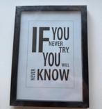 Zwarte fotolijst 14,2 x 19,2 cm, Ophalen of Verzenden, Zo goed als nieuw