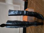 *LOUIS VUITTON LEREN LAARZEN, MAAT 38*, Ophalen of Verzenden, Zo goed als nieuw, Zwart, Hoge laarzen