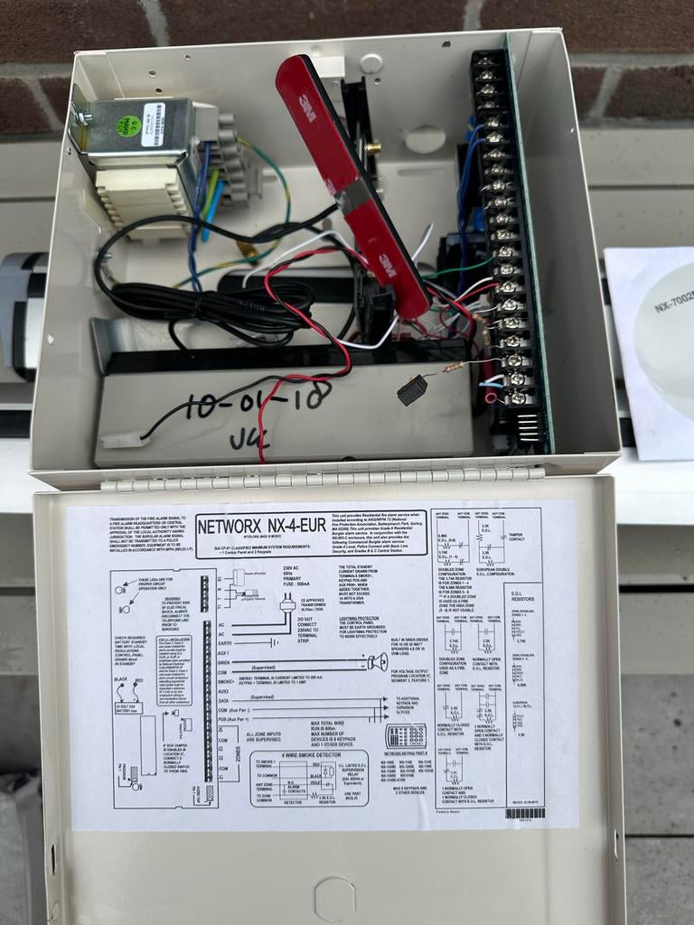 Networx NX-4-EUR Alarmcentrale + NX7002 GSM Module, Doe-het-zelf en Verbouw, Ophalen