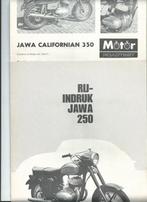 rijindruk jawa 250 en California (1972 ), Motoren, Handleidingen en Instructieboekjes, Verzenden, Overige merken