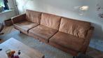 Woood Be Pure leren bank 280cm, Huis en Inrichting, Banken | Bankstellen, Ophalen, 250 tot 300 cm, Gebruikt, Vintage
