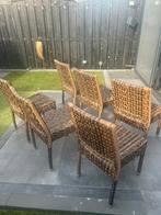 6 tuinstoelen, Tuin en Terras, Tuinstoelen, Ophalen, Gebruikt, Overige materialen, Stapelbaar