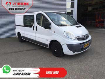 Opel Vivaro 2.0 CDTI 115pk L2 DC Dubbel Cabine EXPORT ONLY A beschikbaar voor biedingen