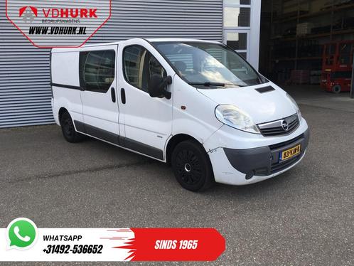 Opel Vivaro 2.0 CDTI 115pk L2 DC Dubbel Cabine EXPORT ONLY A, Auto's, Bestelauto's, Bedrijf, Te koop, ABS, Airconditioning, Alarm