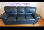 50€ Leren DriezitsBank, Ophalen, Gebruikt, Minder dan 150 cm