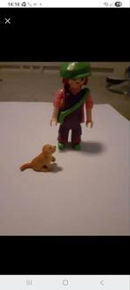 Playmobil Hippie vrouw met hondje serie 7 nr 5538., Ophalen of Verzenden, Zo goed als nieuw, Los playmobil