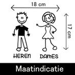 Toiletstickers / deurstickers vanaf € 3,00 per stuk, Verzenden, Agata de Bruynkade 25 Rotterdam, Nieuw, Toilet