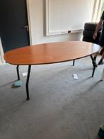 Vergadertafel kantoor tafel zwart hout, Huis en Inrichting, Tafels | Eettafels, Ophalen