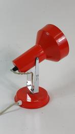 Vintage of retro spot, tafellamp, oranje, chroom metaal. 4A5, Tweedehands verkoop, Tweedehands verkoop, Gebruikt, Ophalen of Verzenden