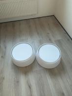 2x Ikea Plafondlamp Slaapkamer, Huis en Inrichting, Lampen | Lampenkappen, Wit, Rond, Ophalen of Verzenden, Zo goed als nieuw