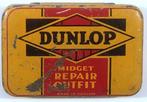 Vintage DUNLOP MIDGET BICYCLE REPAIR OUTFIT TIN, Antiek en Kunst, Curiosa en Brocante, Ophalen of Verzenden