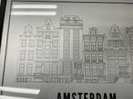Poster Amsterdam - Brouwersgracht, Ophalen of Verzenden, Zo goed als nieuw, Foto of Poster, Minder dan 50 cm