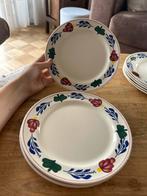 Boerenbont boterham borden, Antiek en Kunst, Antiek | Servies los, Ophalen of Verzenden