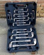 L vormige 19 delige doppenset 5 tot 32 cm NIEUW IN KOFFER, Doe-het-zelf en Verbouw, Gereedschap | Handgereedschap, Nieuw, Ophalen of Verzenden