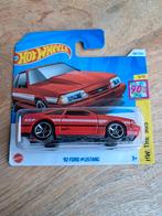 Hot Wheels '92 Ford Mustang rood met striping nieuw in ovp, Ophalen of Verzenden, Nieuw, Auto