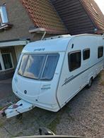 Te koop; fijne caravan Sprite Europa 470, Caravans en Kamperen, Standaardzit, Koelkast, Particulier, Sprite