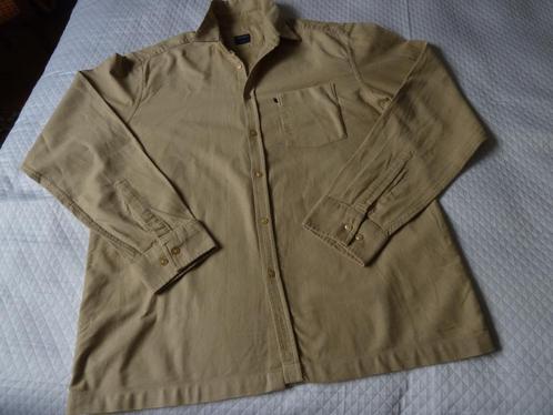 Kenzo Homme flanellen overhemd, camel, 100% katoen, mt. XL, Kleding | Heren, Overhemden, Zo goed als nieuw, Halswijdte 43/44 (XL)