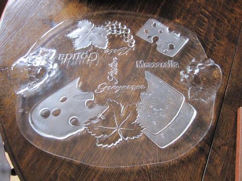 Grote Mikasa chrystal cheese platter met grips, Huis en Inrichting, Keuken | Keukenbenodigdheden, Zo goed als nieuw, Verzenden