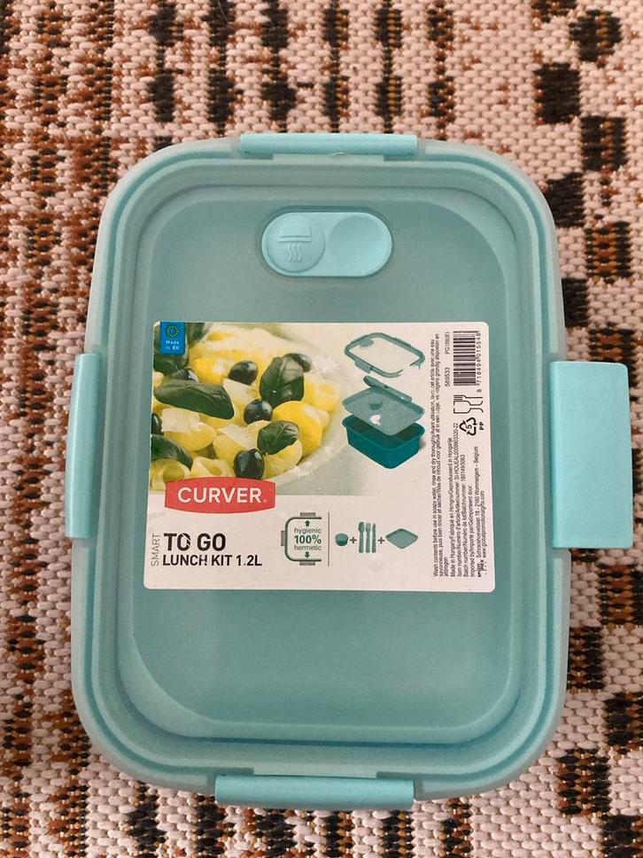 Curver To Go Lunch Kit 1.2L, Huis en Inrichting, Keuken | Keukenbenodigdheden, Gebruikt, Ophalen of Verzenden